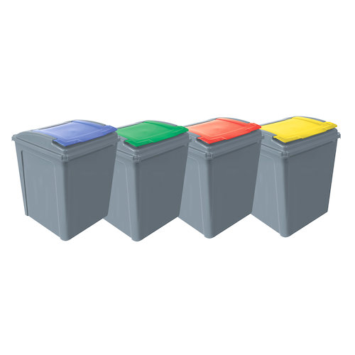 50L Eco Waste Recycling Bin & Lid (811862)